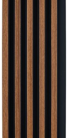 Premium line wall panel Dark Oak S-Line 102027