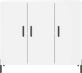 vidaXL Μπουφές Λευκός 90 x 34 x 80 εκ. από Επεξεργασμένο Ξύλο