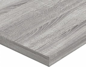 vidaXL Ράφια Τοίχου 4 τεμ. Γκρι Sonoma 60x40x1,5 εκ. Επεξεργ. Ξύλο