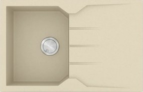 Sanitec Ultra Granite 807 (79x50) - Γρανιτένιος νεροχύτης - Ocra