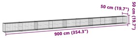 ΣΥΡΜΑΤΟΚΙΒΩΤΙΟ ΜΕ ΚΑΛΥΜΜΑ 900X50X50 ΕΚ. ΑΠΟ ΓΑΛΒΑΝΙΣΜΕΝΟ ΧΑΛΥΒΑ 3295140