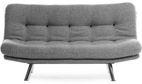 Καναπές - Κρεβάτι Τριθέσιος Misa 859FTN2827 175x52x40cm Light Grey