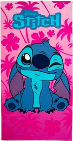 Παιδική Πετσέτα Θαλάσσης Microfiber (70x140) Dimcol Lilo & Stitch 189 Pink