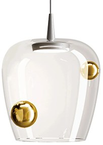 Φωτιστικό Οροφής Bilia LBA4004 27x333cm Led Triac 8W IP40 2700K 645Lm Silver-Bronze Zafferano