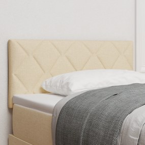 vidaXL Υφασμάτινο Κεφαλάρι Geometric με κεφαλάρι Κρεμ 90 cm ύφασμα