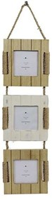 Κορνίζα 3 Θέσεων 013.786713 13x40cm Brown-White Ξύλο