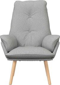 vidaXL Πολυθρόνα Σκίουρος Γκρί 69 x 74 x 93 εκ.