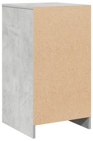 vidaXL Μπουφές Γκρι Σκυρόδεμα 40x41x75 εκ. Επεξεργασμένο Ξύλο