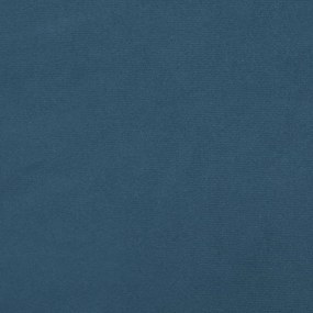 Πλαίσιο Κρεβατιού Boxspring Σκούρο Μπλε 180x200 εκ. Βελούδινο - Μπλε