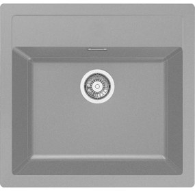 Franke Smart Sirius SID 610-49 Ένθετος Συνθετικός Νεροχύτης 53cm Urban Grey