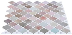 vidaXL Tile Λαμπτήρα 50 pcs Μπεζ 27 x 27 εκ. Πολυουρεθάνη και PET