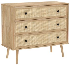 Chest of 3 drawers Oslo  sonoma 90x39x79cm 90x39x79 εκ.