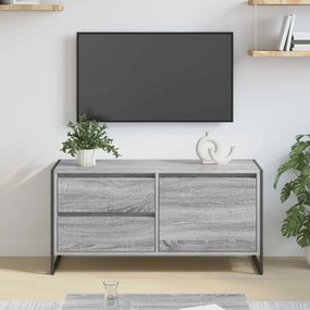 vidaXL Ντουλάπι TV 100 x 36 x 49.5 εκ Γκρι Sonoma Επεξεργασμένο Ξύλο