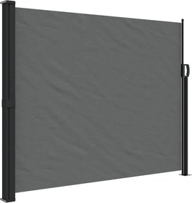 vidaXL Πτυσσόμενη Πλαϊνή Τέντα Ανθρακί 160x300 εκ.