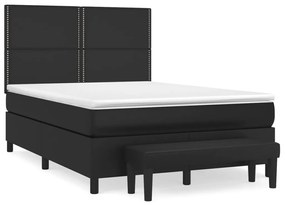 ΚΡΕΒΑΤΙ BOXSPRING ΜΕ ΣΤΡΩΜΑ ΜΑΥΡΟ 140X200ΕΚ.ΑΠΟ ΣΥΝΘΕΤΙΚΟ ΔΕΡΜΑ 3137605