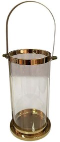 Φανάρι DWAA1015 12x12x23cm Gold Espiel Μέταλλο