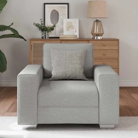 vidaXL Καναπές με μαξιλάρι Σκούρο γκρι 100 x 77 x 82 εκ ύφασμα