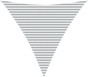 vidaXL Πανί σκιάς Ανοιχτό Γκρι και Λευκό 4,5 x 4,5 x 4,5 m