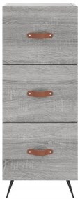 vidaXL Ντουλάπι Γκρι Sonoma 34,5x34x90 εκ. από Επεξεργασμένο Ξύλο