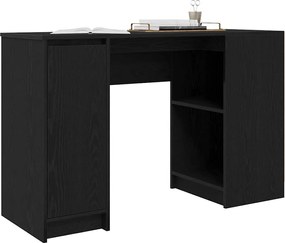 vidaXL Γραφείο Μαύρο Δρυς 120x42x76 εκ. από Επεξεργασμένο Ξύλο