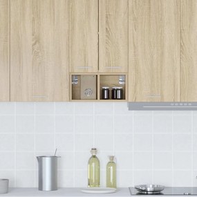 vidaXL Κρεμαστό ντουλάπι με αποθήκευση Δρύς Sonoma 20 x 29,5 x 40 εκ.