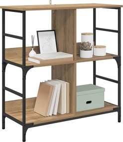 vidaXL Ράφι Βιβλίων 4 επιπέδων 78.5 x 33 x 82 εκ Επεξεργασμένο ξύλο