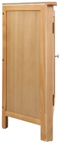 vidaXL Ντουλάπι Γωνιακό 59 x 45 x 80 εκ. από Μασίφ Ξύλο Δρυός