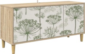 vidaXL Ντουλάπι TV GOTHA 102 x 33 x 50 εκ. Sonoma Επεξεργασμένο Ξύλο
