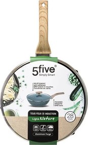 ΤΗΓΆΝΙΑ PAN+LID FORGED ALU NATURE FIVE 28CM 111011A