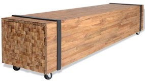 ΈΠΙΠΛΟ ΤΗΛΕΟΡΑΣΗΣ 110 X 30 X 32,5 ΕΚ. ΑΠΟ ΜΑΣΙΦ ΞΥΛΟ TEAK 326173