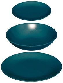 Σετ Πιάτα 18τμχ S-D Colorama Blue 154520I