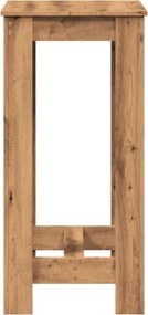 vidaXL Τραπέζι Μπαρ Αρτισιανή Δρυς 51x50x103,5 εκ. Επεξ. Ξύλο