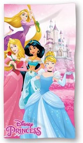 Πετσέτα Θαλάσσης Παιδική Microfiber 70x140εκ. Princess 30 Pink Disney DimCol