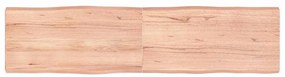 vidaXL Επιφ Τραπεζιού Αν Καφέ 160x40x(2-6)εκ.Ακατέργ. Μασίφ Ξύλο Δρυός