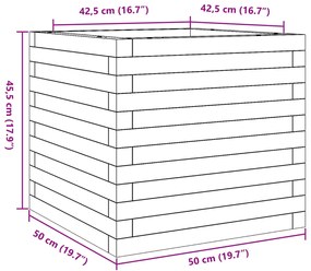 ΖΑΡΝΤΙΝΙΕΡΑ ΛΕΥΚΗ. 50X50X45,5 ΕΚ ΑΠΟ ΜΑΣΙΦ ΞΥΛΟ ΠΕΥΚΟΥ 847244