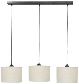 Φωτιστικό Οροφής Τρίφωτο Heronia 14-0156 Cream