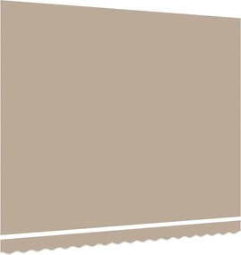 vidaXL Ύφασμα αντικατάστασης τέντας Μπεζ 4 x 3 μ Πολυεστέρας