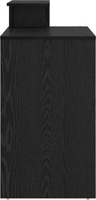 vidaXL Γραφείο Μαύρη Οξυά 120,5 x 44 x 88,5 cm Επεξεργασμένο Ξύλο