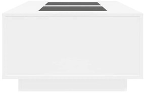 vidaXL Τραπεζάκι Σαλονιού Infinity LED Λευκό 116x69x40 εκ.