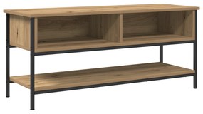 vidaXL Ντουλάπι τηλεόρασης Artisan Oak 100x35x45 εκ. Επεξεργασμένο ξύλο και μέταλλο