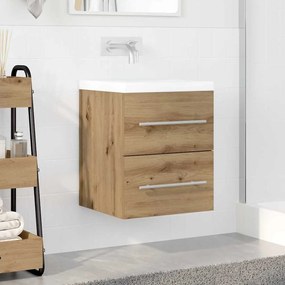 vidaXL Ντουλάπι νιπτήρα με συρτάρι Artisan Oak 38,5 x 41 x 48 εκ