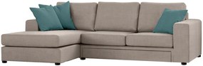 Γωνιακός καναπές Lina plus-Mpez Anoixto-265 x 150 εκ.-Δεξιά