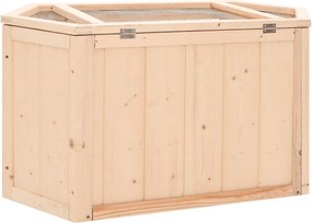 vidaXL Κλουβί Χάμστερ 80 x 40 x 43 εκ. από Μασίφ Ξύλο Ελάτης