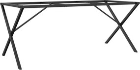 vidaXL Πόδια Τραπεζαρίας σε Σχήμα «X» 160x80x73 εκ. Ατσάλι