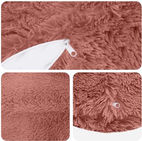 vidaXL Κάλυμμα Μαξιλαριού 2 pcs HEERLEN Ροζ Ø 30 cm PV Φλίς