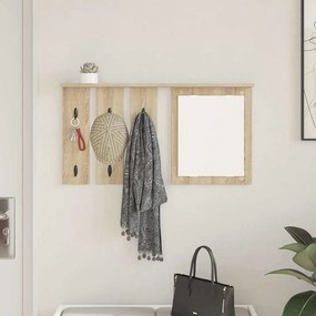 vidaXL Τοίχου Κρεμάστρα Sonoma Δρυς 85 x 10 x 45 εκ.