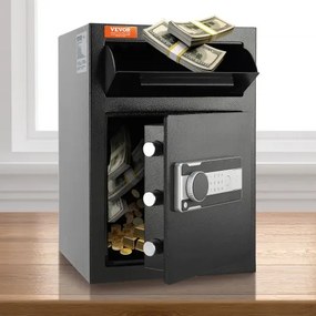 VEVOR 2.5 C Depository Safe Deposit Safe with Drop Slot Passwords and Keys