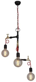 Φωτιστικό Οροφής Κρεμαστό HL-082T-3 77-2790 Hikari Brown Rusty Homelighting Metal