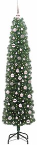 vidaXL Τεχνητό Χριστουγεννιάτικο Δέντρο με 300 LED Πράσινο 210 cm
