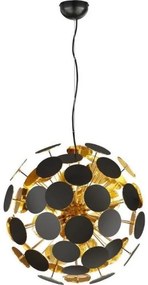 Κρεμαστό Φωτιστικό Οροφής Μαύρο Discalgo 309900632 Trio Lighting-309900632-Μαύρο-Χρυσό 309900632